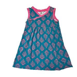 Tea Collection Wrap Neck Dress Size 5